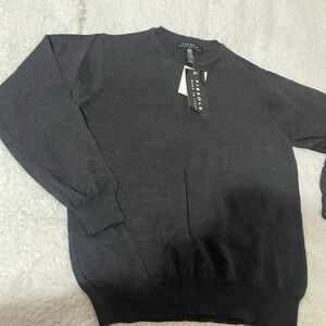Fiesole Wool Sweater in Dark Gray